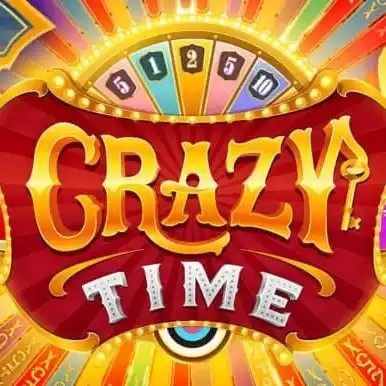 Crazy Time slot logo by Evolution at Monro Casino