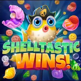 Shelltastic Wins logo by Jili Games Monro Casino