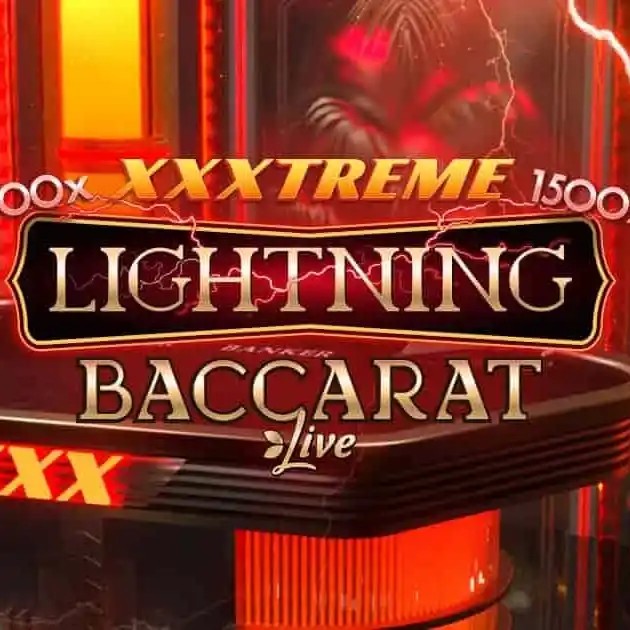 XXXtreme Lightning Baccarat slot visual from Evolution available on monro-at.at